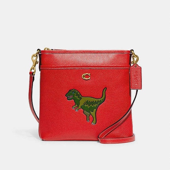 Coach Kitt Messenger Crossbody Bag With Rexy - Picture 1 of 9